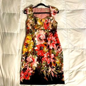 cb established 1962 floral midi dress
